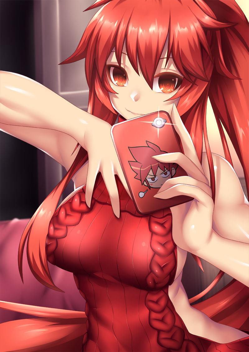 Dalring Red Haired Anime Girl Selfie