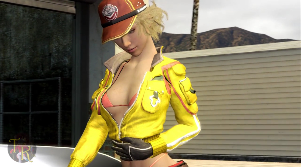 Slutty 3D Gas Station Attendant With Jacket Zipped Open