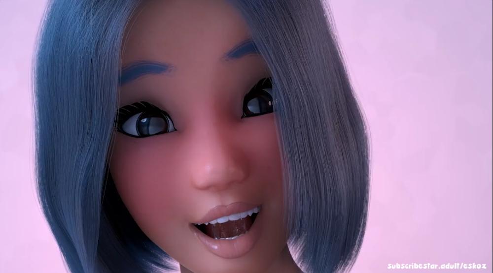 Lovely Rendered Lucy Face Shot Up Close