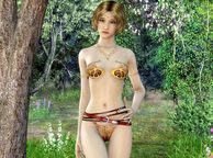 Nice Rendered Girl In The Forest - toon