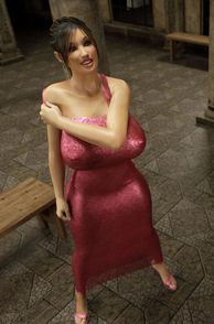Big Titties 3D Chick In A Tight Dress Pic